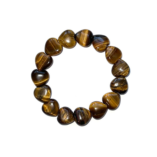 Tiger’s Eye Hearts Bracelet