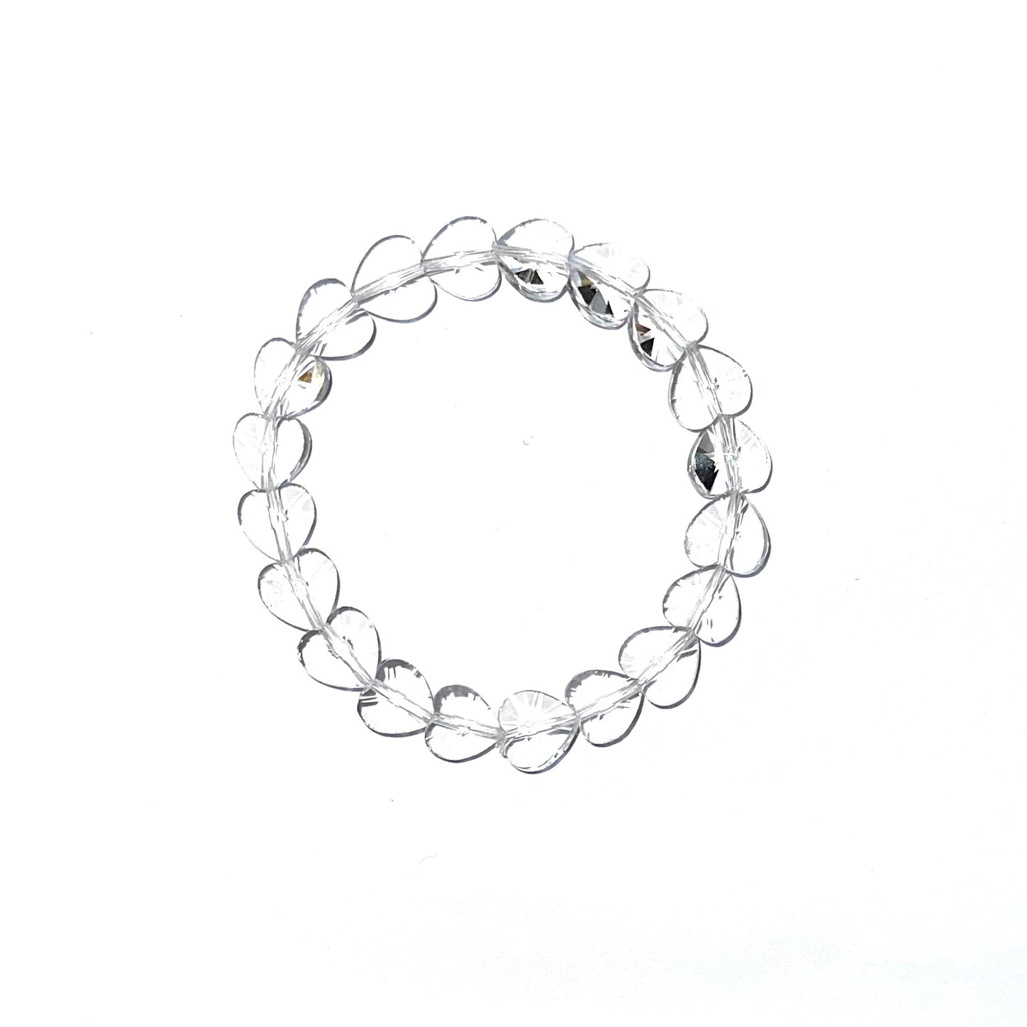 Crystal Clear Heart Bracelet