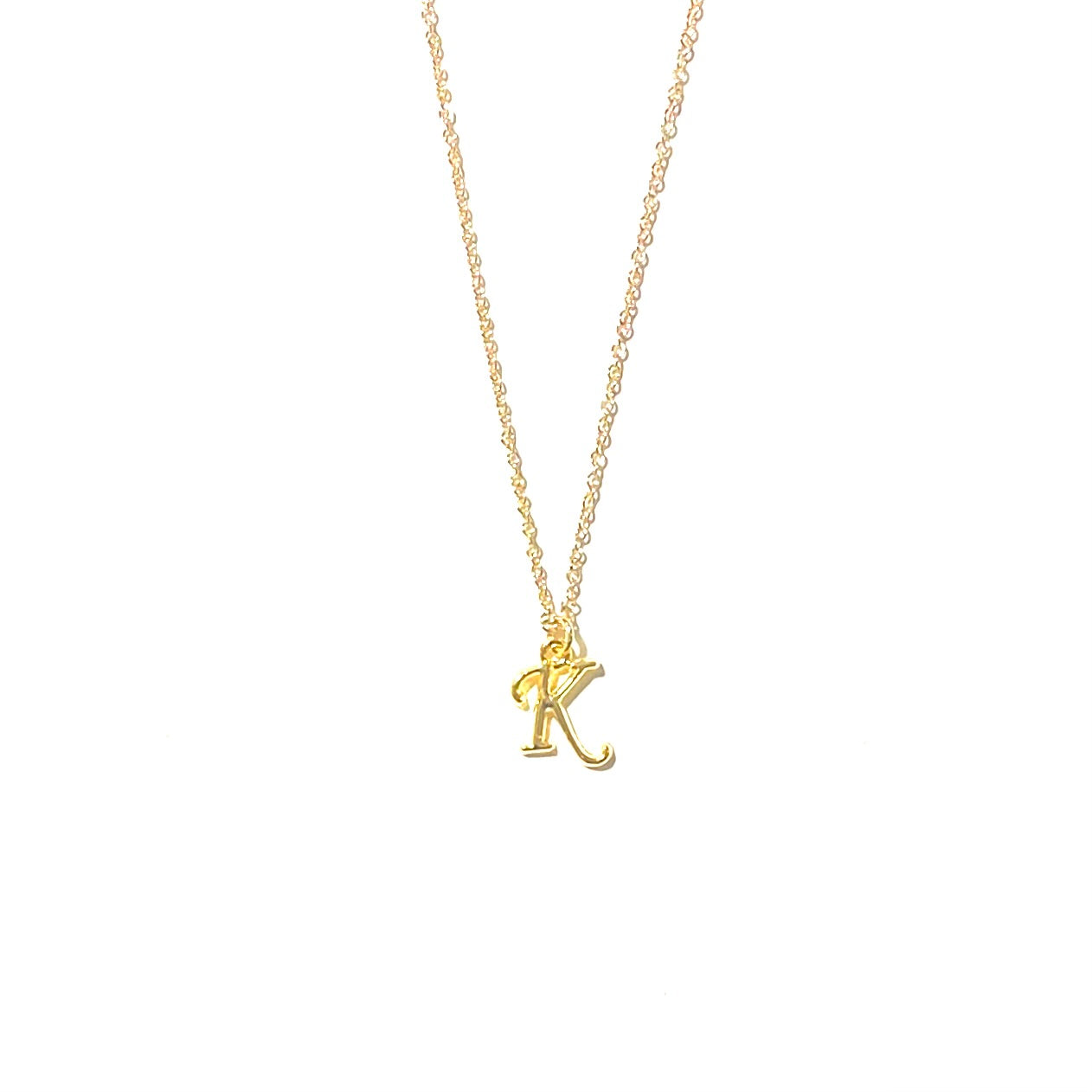 ‘K’ Initial Necklace