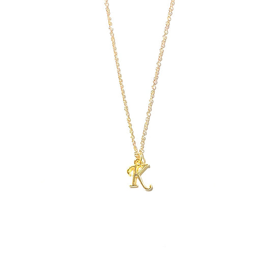 ‘K’ Initial Necklace