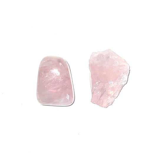 Rose Quartz Polished and Rough